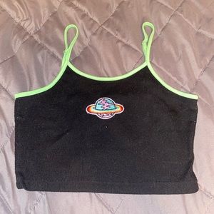 Medium Rib Knit Crop Tank